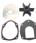 Water Pump Impeller Kit With Housing For Mercury Marine 30 To 250 HP MerCruiser Alpha One Gen Two Drives And Chrysler Force 75 To 120 HP Outboards Replacement showing impeller and gaskets