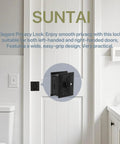 Bathroom door with Privacy Sliding Door Lock With Pull For Pocket Doors In Matte Black No Nonsense Solid Brass Construction