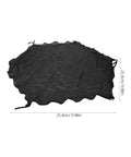 Black backyard trampoline tent canopy with poles UV protection shade cover, rainproof outdoor shelter, compact folded view