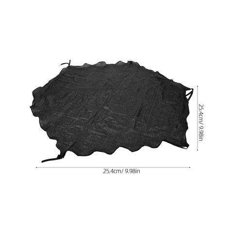Black backyard trampoline tent canopy with poles UV protection shade cover, rainproof outdoor shelter, compact folded view