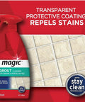 Stay Clean Technology Grout Cleaner 30 Oz Six Pack For Tile Grout Stains Mildew Removal with transparent protective coating.