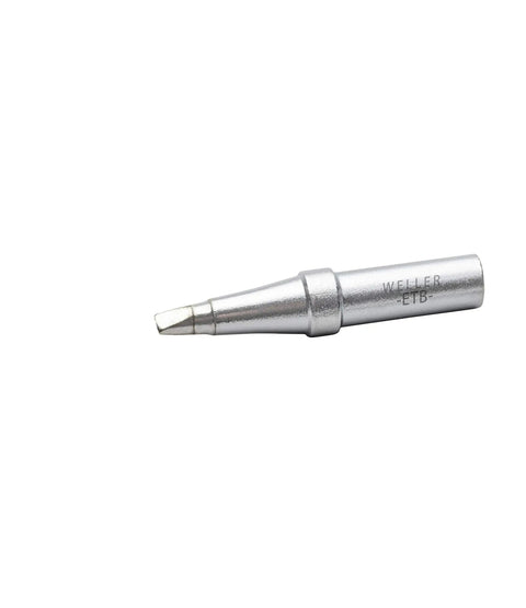 Genuine 5 Piece Soldering Tip Set For WE1010NA ETSET 5 Copper With Iron Plating, featuring a single ETB tip angled view.