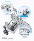 Self Centering Dowel Jig Kit with Quick Release Clamp and Aluminum Drill Guide for woodworking and furniture assembly, 600mm