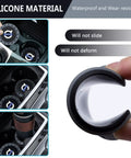 Two Pack Silicone Car Cup Holder Coaster Set Non Slip Anti Spill Mats For Volvo XC40 XC60 S90 XC90 V90 And More Universal