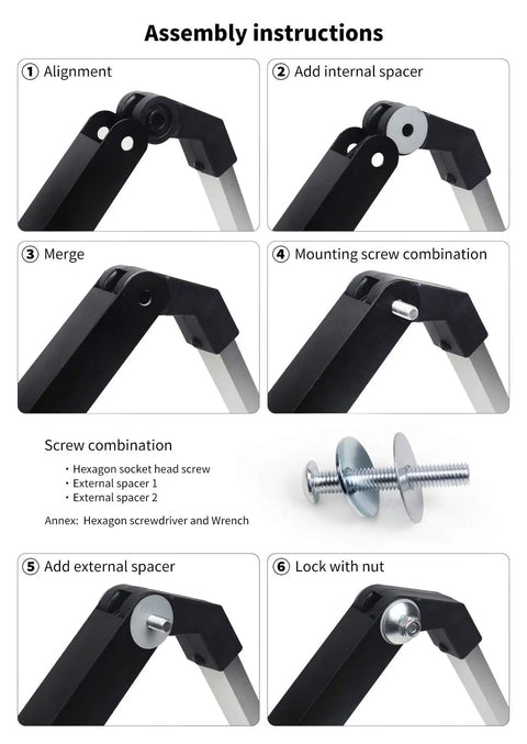 Assembly instructions for Waterproof Aluminum Alloy Work Light With Adjustable Long Arm For Lathe CNC Milling Drill Press And Workbench