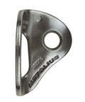 Rock Solid Spring Bolt Hanger For Trad And Crack Climbing Made From Insanely Durable 316 Stainless Steel, close-up view.