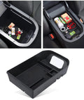 Toyota RAV4 Center Console Organizer Two Pack, Custom Fit Tray And Armrest Storage Divider For 2019 To 2025 Models, interior view