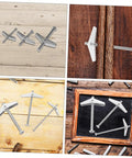 Toggle Bolt And Wing Nut Drywall Anchor Kit For Hollow Walls, No Fuss Easy Install, Steel Rust Resistant Wall Fasteners For DIY Projects And Pros That Holds Heavy Items Safely, 1/8 to 1/4 in