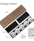 Parts of 2U 19 Inch Rack Mount DIN Rail Kit Adjustable Depth 48 to 174 Millimeters Aluminum Rack Mount Bracket With 35 Millimeter DIN Rail