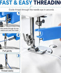 4 In 1 Needle Threader Kit With Seam Ripper Magnifying Glass And Magnetic Guide For Easy Threading Stitch Removal And Quick Sewing Fixes No Fuss All In One Sewing Accessory For Home Crafters on sewing machine needle