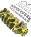 All In One Crankshaft And Rod Bearing Kit For 2.4L Hyundai Sonata Santa Fe Tucson And Kia Forte 2359cc L4 Engines 2011 2015 Bolt In Replacement Compatible With OEM 23111-2G200 23111-2G230 shown with crankshaft and bearings