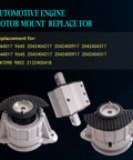 Heavy Duty Engine Motor Mount Kit For Mercedes Benz C Class RWD 2008 To 2015 C180 C200 C230 C250 C280 Turbo V6 L4, close-up view.