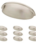 10 Pack Brushed Nickel Cabinet Handles 3 Inch 76mm Center To Center Drawer Pulls For Kitchen Cabinets Cupboards And Dressers