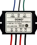 Forward and Reverse Relay Module for Motor and Linear Actuator, Reversing Relay Controller for DC 24V Motors, front view