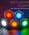 Pair 22mm Metal Indicator Light Panel Mount Seven Eighths Inch Hole Super Bright Red LED Waterproof IP67 for marine use.