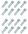 Hella Tough 16 Piece Wheel Studs Kit With Zinc Plated Finish For Polaris Ranger Sportsman RZR ACE And Utility ATVs 400 500 570 800 Off Road Upgrade Hardware - Close-up of sturdy zinc plated wheel studs