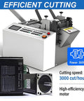 Heat Shrink Tube Cutter Machine For Pvc And Pe Cable, Micro Computer Control, Automatic Cold Cutting Tool, adjustable length settings.
