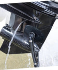 Boat Motor Cleaner And Engine Flusher For Cooling System Maintenance, demonstrating the flushing process through side inlet ports.