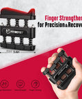 Grip Strength Trainer Kit With Six Pack Hand Grippers for precision and recovery, adjustable resistance forearm exerciser.
