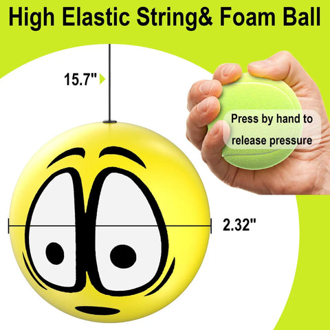 Garage Tennis Ball Parking Aid System With Four Balls Four Cord Locks And Four Screw Hooks Complete Two Sets Parking Solution Adjustable Ceiling Cord Length Easy Install For Precise Car Parking In Home Garage, foam ball