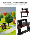 Authentic Vibes Rad Tiny 1/24 Scale Miniature Sewing Machine Dollhouse Replica, 2.16x1.77x1.25 in, plastic, decorative piece.
