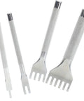 Heavy Duty Chisel Set Built To Last With Heat Treated High Temp Prongs And Precise Flat Spacing For Industrial Work 1 2 4 6