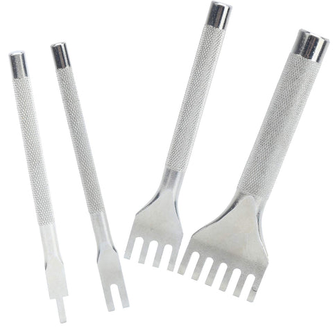 Heavy Duty Chisel Set Built To Last With Heat Treated High Temp Prongs And Precise Flat Spacing For Industrial Work 1 2 4 6