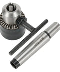 Beast Mode Mt2 Drill Chuck Arbor Fits 5 64 To 1 2 Inch With Key For Lathe Tailstock And Cnc Tools Giving A Locking Tight Grasp On All Bits Preventing Slip Ups When Cutting Hard Parts As Accuracy Matters And You Need Solid Power In Your Shop. MT2 B16 steel chuck arbor with key