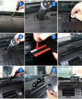 Installation process of Badass Car Phone Mount For Hummer H3 2005 To 2009 showing assembly steps on dash panel.