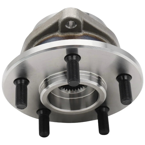 Front view of Front Wheel Bearing Hub Assembly for Jeep Cherokee Wagoneer Wrangler Grand Wagoneer Grand Cherokee 4x4 5 Lug Non ABS