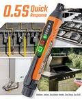 Portable Combustible Gas Leak Detector With Audible Alarm And Bright Visual LED, handheld sniffer near gas appliances