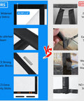 Comparison of Magnetic Thermal Insulated Door Curtain Waterproof EVA Door Cover and standard curtain features