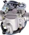 Close-up of Universal Engine Carb Kit With Manifold, Air And Fuel Filter For 110cc To 150cc Scooters And ATVs