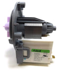 Side view of Washer Pump Replacement For LG EAU61383503 Circulation Pump showing components and labels, compatible with various models.