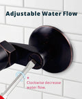 Close-up of Brushed Nickel Wall Mount Kitchen Faucet With Pull Down Sprayer 360 Degree Swivel Dual Spray Modes adjustment detail