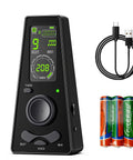 Digital Metronome For Piano Violin Ukulele Guitar And More With Voice Counting Timer Function Rotary Tempo Knob 40 To 208 BPM