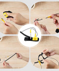 3 Pack ESD Safe Anti Static Wrist Straps, Yellow Wrist Band With Alligator Clips, 4 Strand Copper Core, 5.9 Foot Cable usage demo