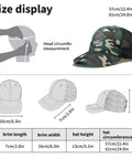Womens Camouflage Trucker Hat With Adjustable Back Snapback Baseball Cap For Running And Everyday Wear Washed Distressed Low Profile