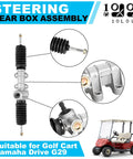 Heavy Duty Golf Cart Steering Gear Box Assembly Rack And Pinion Replacement For Drive Series G29 G22 Gas And Electric Carts OEM JW1-F3400-00