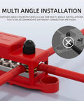 Badass 275amp Marine Bus Bar 12 Volt Power Distribution Block with multi-angle installation for easy wiring connections.
