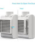 Step-by-step guide to opening 3 In 1 Indoor Dryer Vent Kit With Stainless Steel Screen, Polyester Filter And Water Drawer System.
