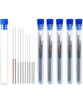 60 Piece Nozzle Cleaning Kit With Hardened Steel Needles In 0.2mm 0.3mm 0.4mm And 0.5mm Diameters For Quick Unclogging Of 3D Printer Nozzles