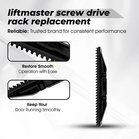 Replacement Screw Drive Rack Kit For LiftMaster Garage Door Openers Universal Fit 81C168 K081C0168 Compatible With Sears Craftsman And Chamberlain Systems Easy Install Diy Friendly Replacement Part