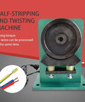 Heavy Duty Wire Twister Machine For Copper Recycling; compact half-stripping and twisting machine with strong torque.