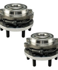 BeefedUp 4WD Front Wheel Bearing And Hub Assembly That Fits Nissan Frontier 2005 To 2019 Xterra 2005 To 2015 Pathfinder 2005 To 2012 Suzuki Equator 2009 To 2012 6 Lug 2 Piece Set