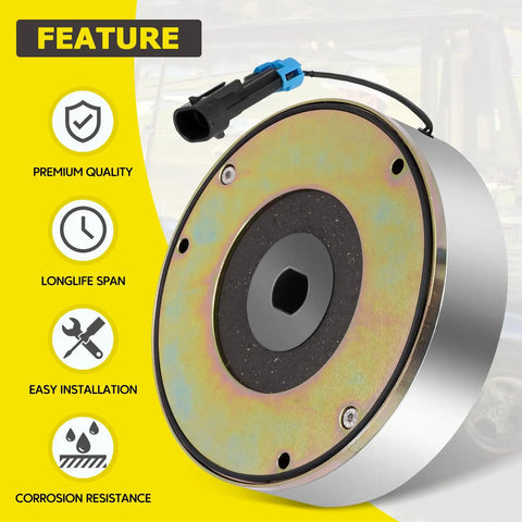 Beefed Up Golf Cart Motor Brake For EZGO RXV 2008 2019 48V Electric And Elite Lithium Strong Braking Power Replaces 610065 Curtis Controllers Compatible close-up with features highlighted