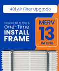 Upgrade Kit For 2140 And 2400 Space-Gard Whole-House Air Purifiers With Rail System And MERV 13 Performance Replacing 401 Filter