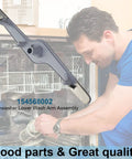 Lower Wash Arm Assembly For Dishwasher Replacement Fits Frigidaire Electrolux Models with man inspecting dishwasher