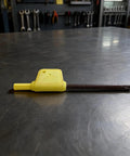 Solid 10-Piece Torx Screwdriver Set With Red Handles Featuring T5 To T20 Star Bits Perfect For Fixing Electronics Auto And Home Appliances Made Of Durable Steel That Is Built To Last And Ready For Any Heavy Lifting Job You Got. Single Torx screwdriver with yellow handle and steel bit on workbench