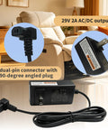 Beefed Up Replacement 29V 2A AC DC Power Adapter For Recliner Couch HXY 270V2220A ZB H290020A C Dual Pin 90 Degree Plug cord
